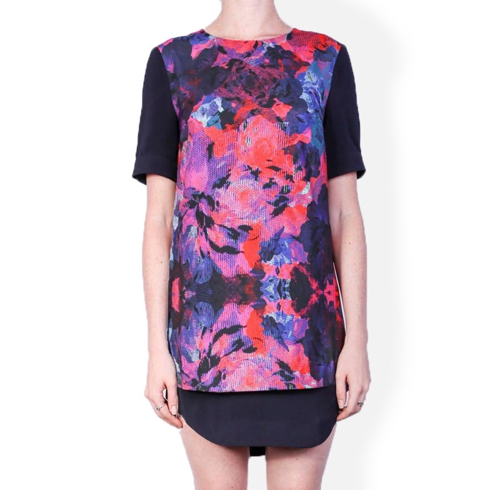 Finders Keepers floral tshirt dress